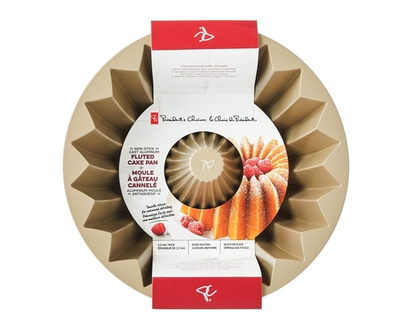 Moule à gâteau cannelé en aluminium moulé antiadhésif - 1.0 EA