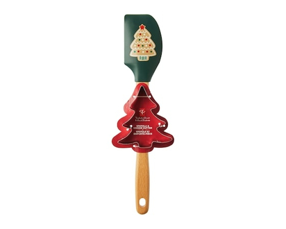 Ensemble 2 pièces avec spatule et emporte-pièce – arbre - 1.0 EA