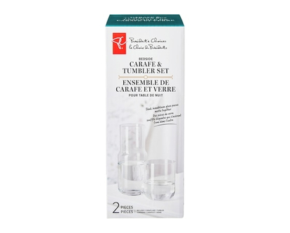 President's Choice Bedside Carafe & Tumbler Set - 1.0 EA