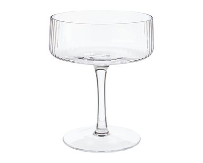 President's Choice Optic Rib Cocktail Coupe - 1.0 EA