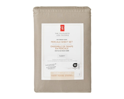 President's Choice Double Percale Cotton Sheet 4 Piece Set - 1.0 EA