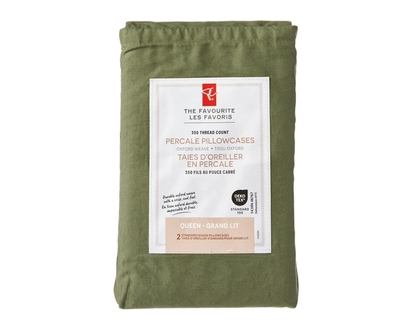 President's Choice Queen Percale Pillowcases 2 Piece Set - 1.0 EA
