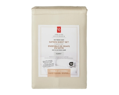 President's Choice Double Sateen Hygrocotton® Sheet 4 Piece Set - 1.0 EA