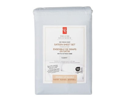 President's Choice Double Sateen Hygrocotton® Sheet 4 Piece Set - 1.0 EA