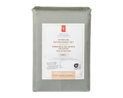 President's Choice Double Sateen Hygrocotton® Sheet 4 Piece Set - 1.0 EA
