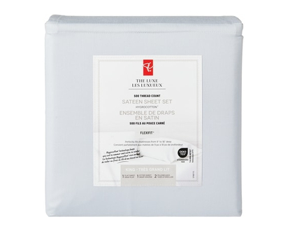 President's Choice King Sateen Hygrocotton® Sheet 4 Piece Set - 1.0 EA