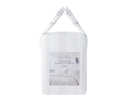 Life at Home Full/Queen Coastal Stripe Comforter 3 Piece Set - 1.0 EA