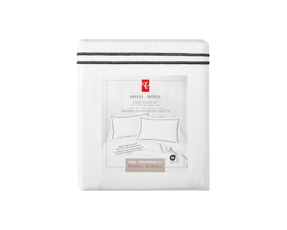 le Choix du Président Ensemble 3 pièces avec housse de couette Hôtel pour très grand lit - 1.0 EA