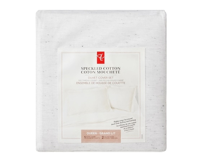le Choix du Président Ensemble 3 pièces avec housse de couette Coton moucheté pour grand lit - 1.0 EA