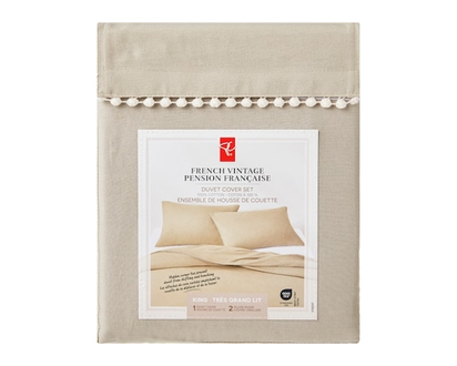 President's Choice King French Vintage Duvet Cover 3 Piece Set - 1.0 EA
