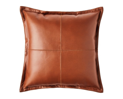 Life at Home Faux Leather Cushion - 1.0 EA