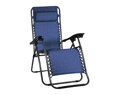 Everyday Essentials Zero Gravity Chair - Navy - 1.0 EA
