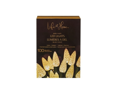 Life at Home LED Lights 100 Count - Warm White - 1.0 EA