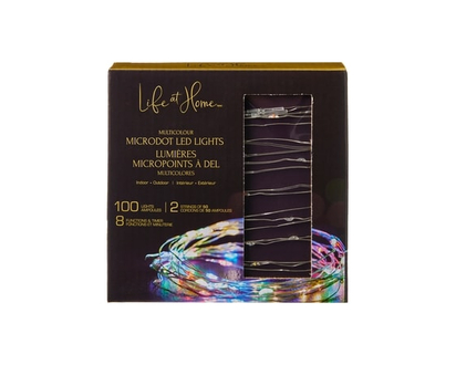 100 lumières micropoints à DEL – multicolore - 1.0 EA