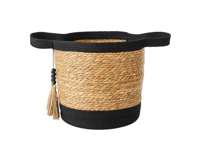 Life at Home Large Jute and Rush Rope Basket - 1.0 EA