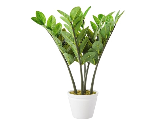 Life at Home Faux Silk Plant with Paper Pulp Pot - 1.0 EA