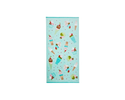 Cotton Beach Towel - Ice Cream Cones - 1.0 EA