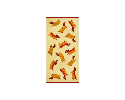 Beach Towel - Wiener Dog - 1.0 EA