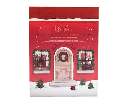 Life at Home 12 Days of Candles Advent Calendar Gift Set - 12.0 EA