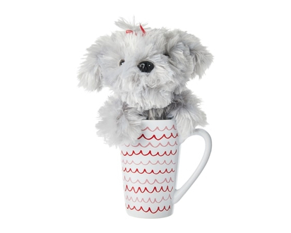 Valentine's Day Puppy in Mug 2 Piece Set - 1.0 EA