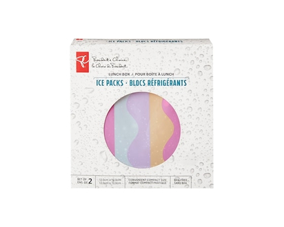 President's Choice Lunch Box Ice Packs 2 Piece Set - Waves - 1.0 EA