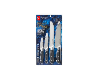 President's Choice Precision Pro Paring, Utility, Bread, and Chef's Knife 4-Piece Set - 1.0 EA