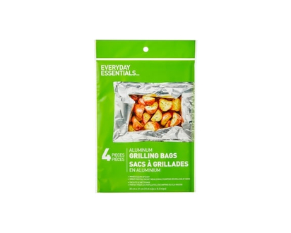 Aluminum Grilling Bags 4 Pack - 1.0 EA