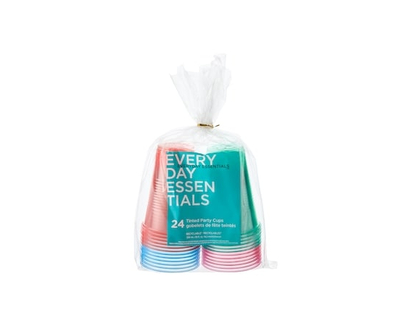 Tinted Party Cups 24 Pack - Mix - 24.0 EA