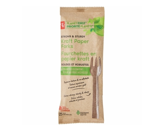Planet First Kraft Paper Forks - 25 Pack - 25.0 EA