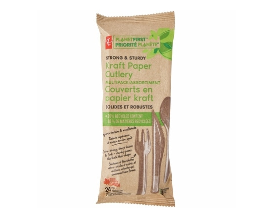 Planet First Kraft Paper Cutlery - 24 Pack - 24.0 EA
