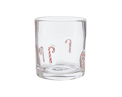 Life at Home Icon Glass - Candy Cane - 1.0 EA