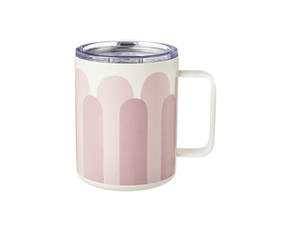 Desk Mug with Lid - Purple - 1.0 EA
