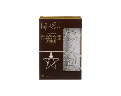 10 lumières à DEL étoiles – blanc chaud - 1.0 EA