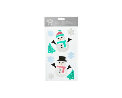Window Gel Clings - Snowmen - 1.0 EA