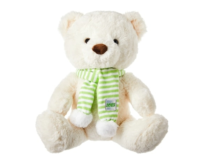 Children's Charity™ Bear 16 in - Green Stripes - 1.0 EA