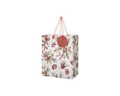 Sac cadeau de taille moyenne – houx - 1.0 EA