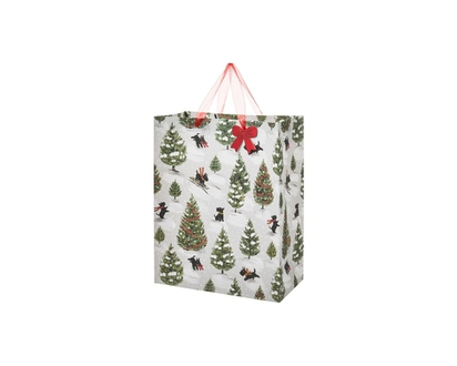 Life at Home Large Gift Bag - Scottie Forest - 1.0 EA