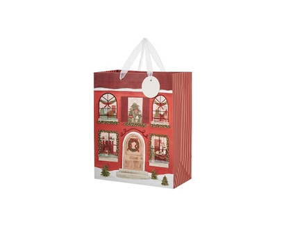 Life at Home Large Gift Bag - Holiday House - 1.0 EA