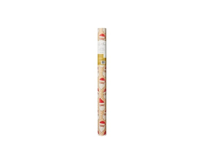 Life at Home Jumbo Heavyweight Kraft Gift Wrap - Santas - 1.0 EA