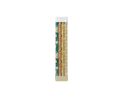 Life at Home Heavyweight Gift Wrap 4 Pack - Gingerbread Assorted - 4.0 EA