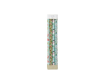 Life at Home Heavyweight Gift Wrap 4 Pack - Cookies Assorted - 4.0 EA