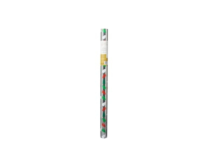 Life at Home Jumbo Heavyweight Foil Gift Wrap - Mini Trees - 1.0 EA