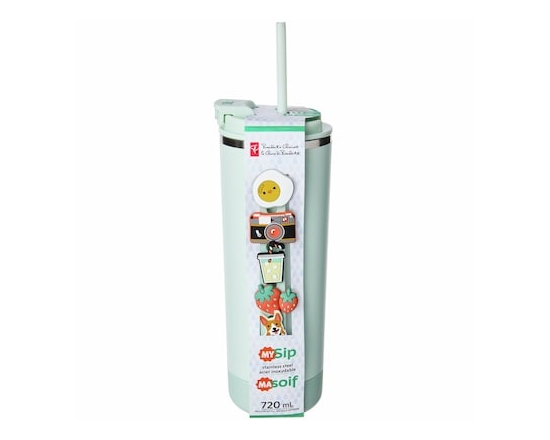 My Sip Stainless Steel Insulated Bottle - Green - 1.0 EA