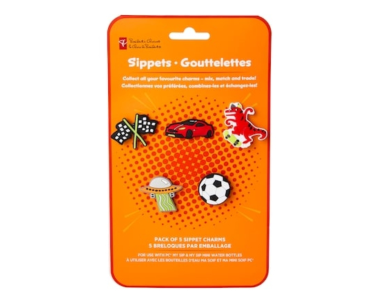 Sippet Charms 5 Pack - Orange - 1.0 EA