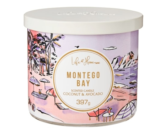 Montego Bay Scented 3-Wick Candle - 1.0 EA