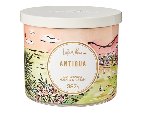 Antigua Scented 3-Wick Candle - 1.0 EA