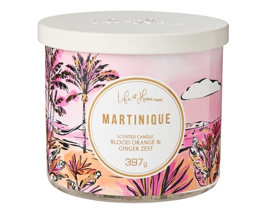Martinique Scented 3-Wick Candle - 1.0 EA