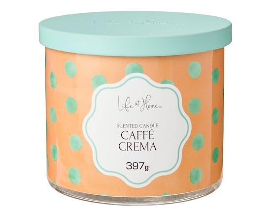 Caffe Crema Scented 3-Wick Candle - 1.0 EA