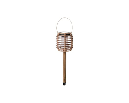 Ribbed Globe Solar Stake Light - 1.0 EA