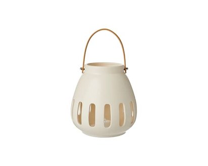 LED Ceramic Lantern - Cream - 1.0 EA
